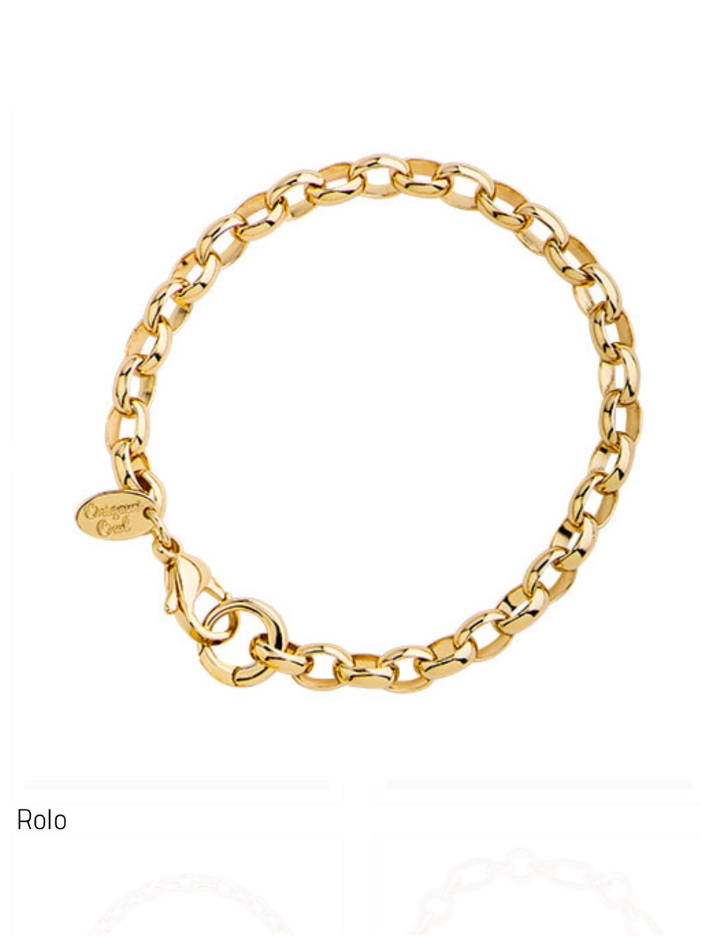 Origami Owl Gold Charm Bracelet